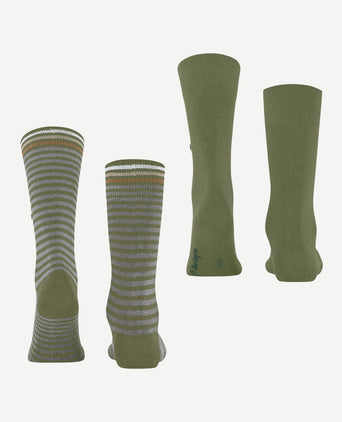 Everyday (2-pack) strepen groen