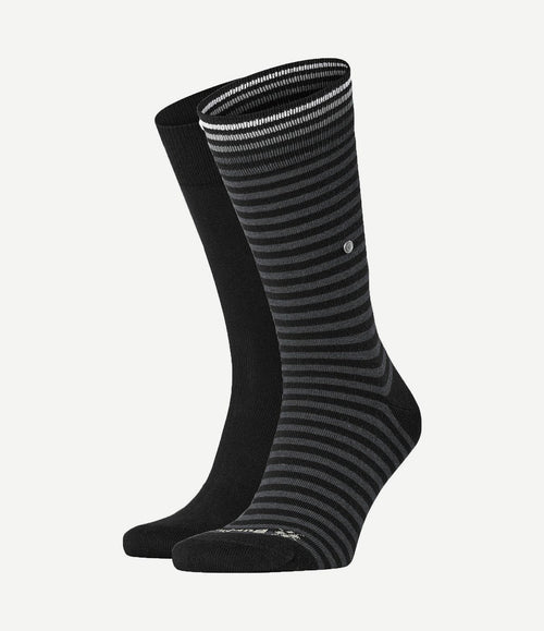 Everyday (2-pack) strepen zwart