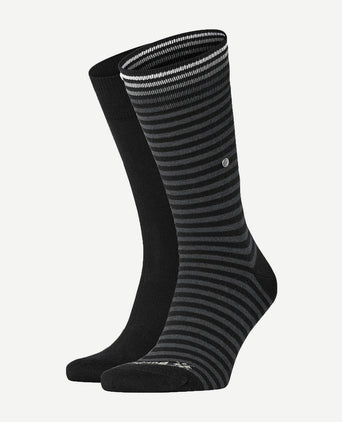 Burlington Everyday (2-pack) strepen zwart