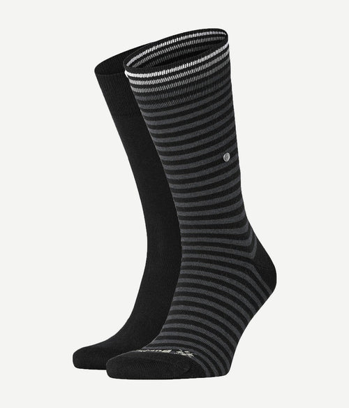 Burlington Everyday (2-pack) strepen zwart