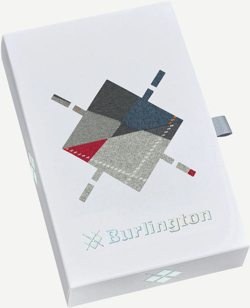 Burlington gift box (2-pack) ruiten grijs