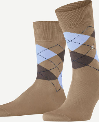 Burlington Manchester sok ruit beige 4240