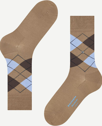 Burlington Manchester sok ruit beige 4240