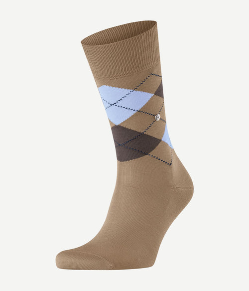 Burlington Manchester sok ruit beige 4240