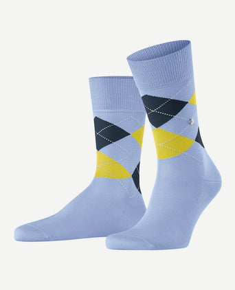 Burlington Manchester sok ruit lila 6256