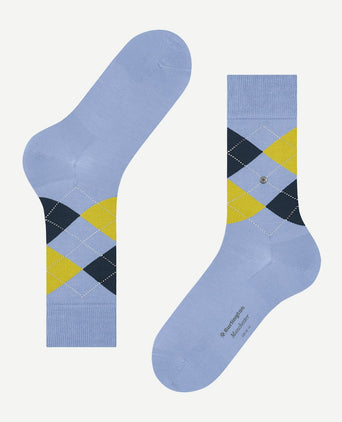 Burlington Manchester sok ruit lila 6256