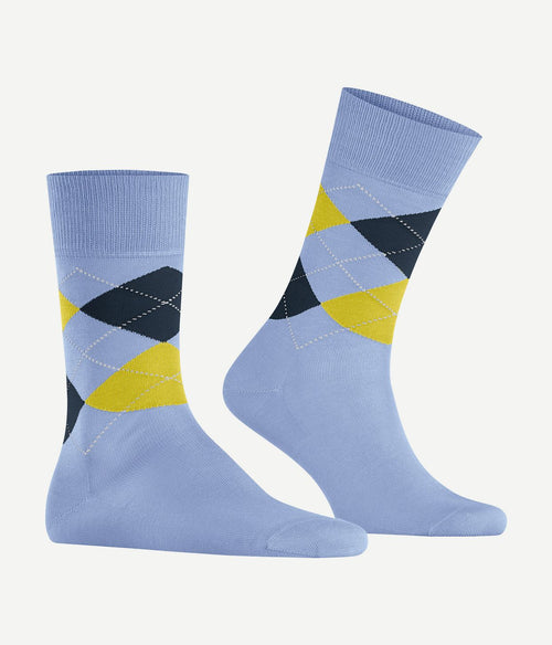 Burlington Manchester sok ruit lila 6256