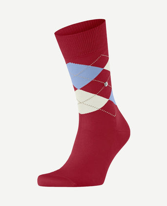 Manchester sok ruit rood 8049