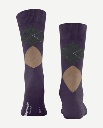 Burlington wol Edinburgh paars 8761