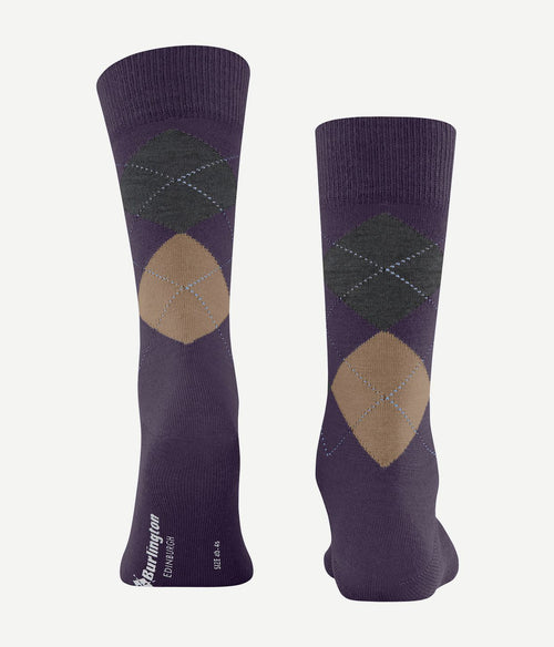 Burlington wol Edinburgh paars 8761