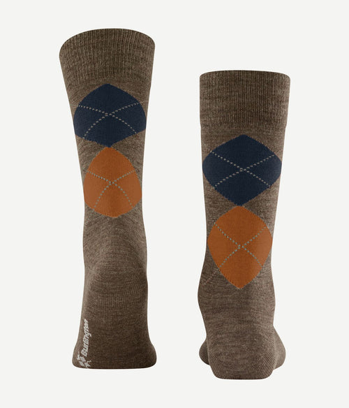 Burlington wol Edinburgh melange groen 7460