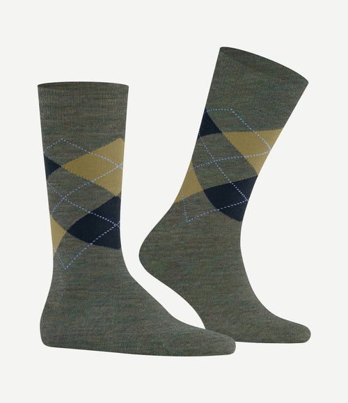 Wol Edinburgh melange groen 7922