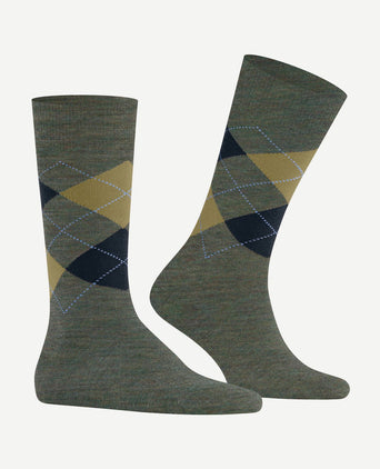 Wol Edinburgh melange groen 7922
