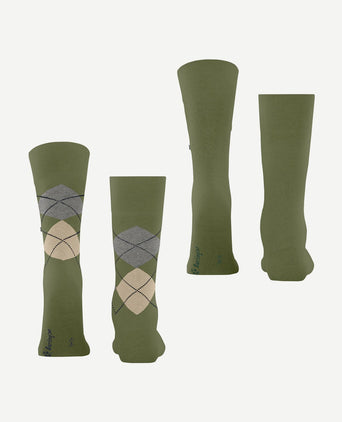 Everyday mix sokken (2-pack) groen 7472
