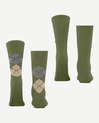 Everyday mix sokken (2-pack) groen 7472