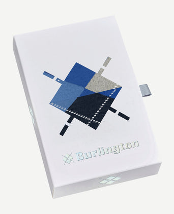 Burlington gift box (2-pack) ruiten blauw