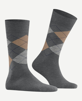 Burlington wol Edinburgh grijs 3070