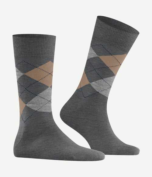 Burlington wol Edinburgh grijs 3070