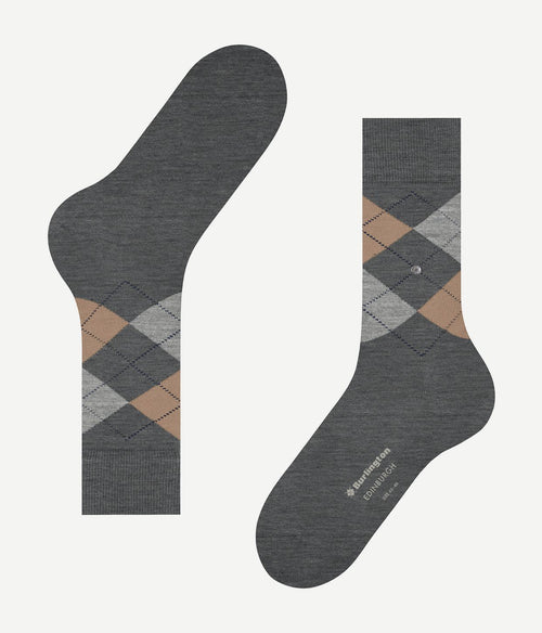 Burlington wol Edinburgh grijs 3070