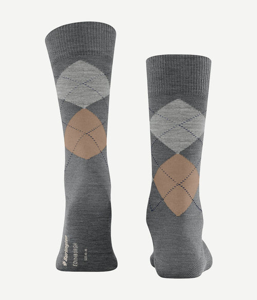 Burlington wol Edinburgh grijs 3070