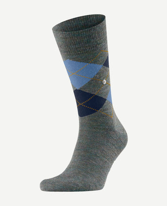 Burlington wol Edinburgh melange grijs 6337