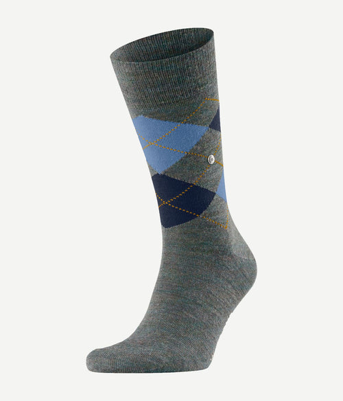 Burlington wol Edinburgh melange grijs 6337