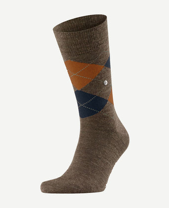 Burlington wol Edinburgh melange groen 7460