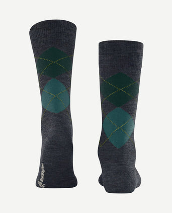 Wol Edinburgh melange donkerblauw 6273