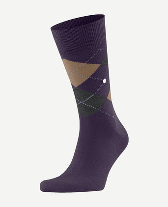 Burlington wol Edinburgh paars 8761