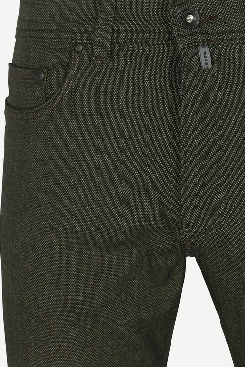 Broek Lyon tapered groen