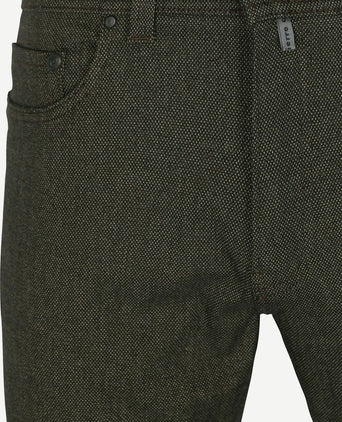 Broek Lyon tapered groen