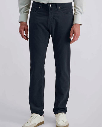 Broek Lyon corduroy donkerblauw