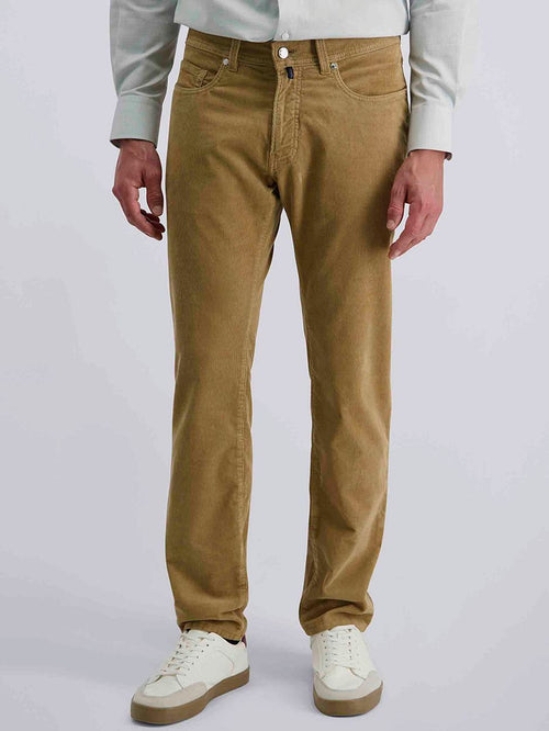 Pierre Cardin broek Lyon corduroy beige