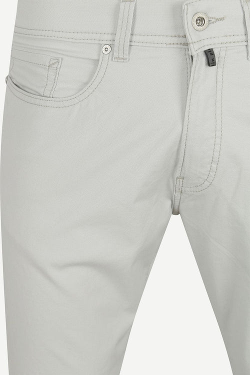 Broek Lyon tapered lichtgrijs