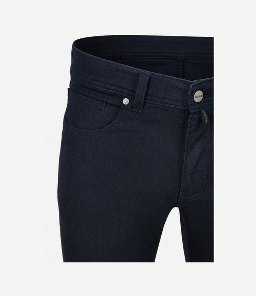 Broek Lyon tapered donkerblauw