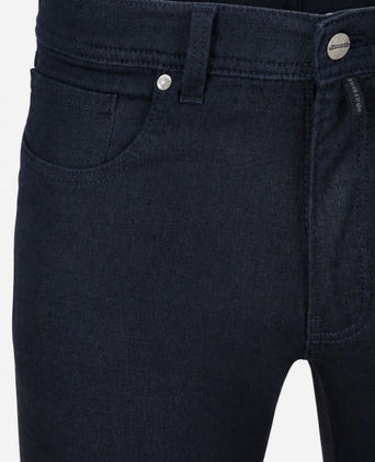 Broek Lyon tapered donkerblauw