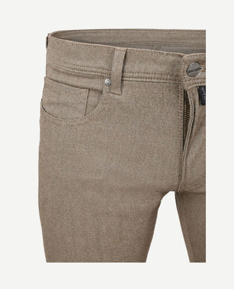 Broek Lyon tapered beige