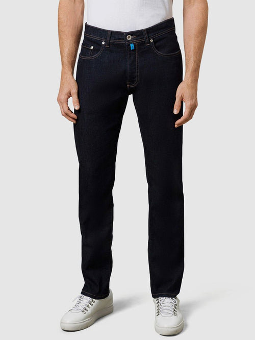 Jeans Lyon tapered donkerblauw