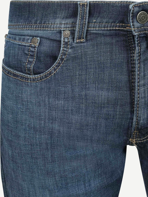 Jeans Lyon tapered future flex blauw dbub