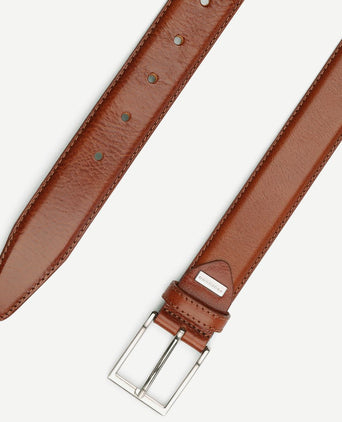 Leren riem cognac
