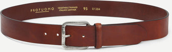 Leren riem cognac