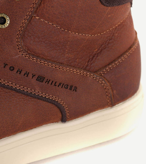 Sneaker cognac