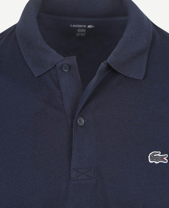 Lacoste poloshirt breathable donkerblauw | Regular-fit