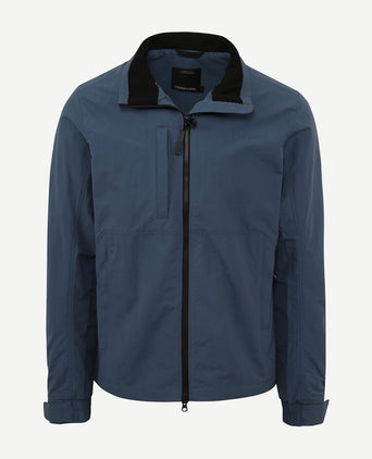 Irvin jas blauw
