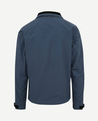 Irvin jas blauw