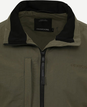 Didriksons irvin jas donkergroen | Regular-fit