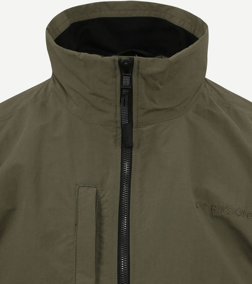 Didriksons irvin jas donkergroen | Regular-fit