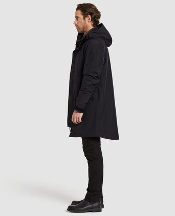Didriksons parka kenny zwart | Regular-fit