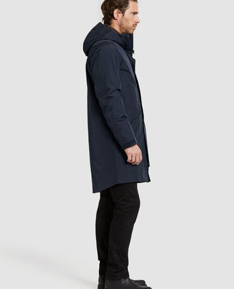 Didriksons parka kenny donkerblauw | Regular-fit