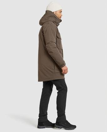 Didriksons parka drew taupe | Regular-fit